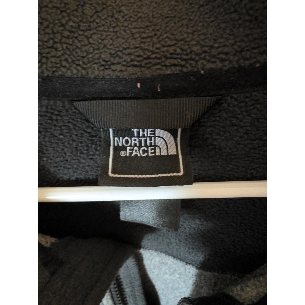 The North Face FlashDry Fleece Jacket Men's XL Tall Gray Black Full Zip Outdoor